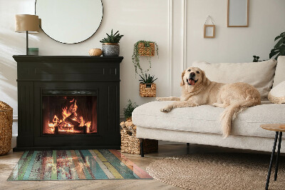 Glass hearth for wood stove rectangular Boards in different shades