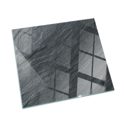 Glass hearth for wood stove rectangular Stone surface texture