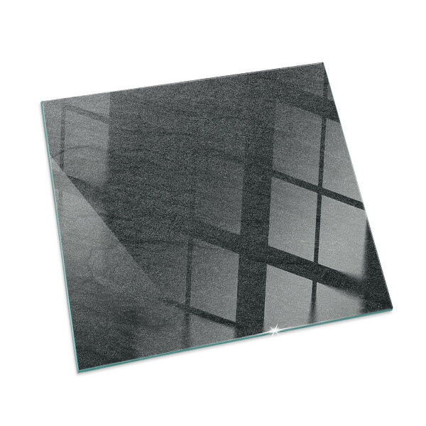 Glass hearth for wood stove rectangular Stone surface texture