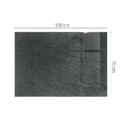 Glass hearth for wood stove rectangular Stone surface texture