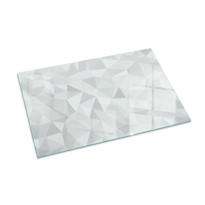 Glass hearth rectangular Abstract geometric pattern