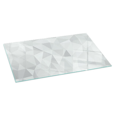 Glass hearth rectangular Abstract geometric pattern