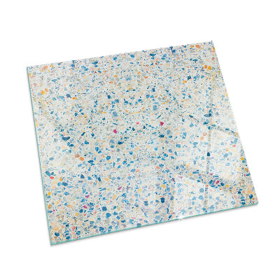 Glass hearth rectangular Abstract texture pattern