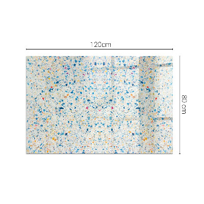 Glass hearth rectangular Abstract texture pattern