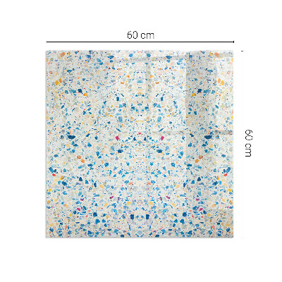 Glass hearth rectangular Abstract texture pattern
