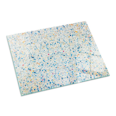 Glass hearth rectangular Abstract texture pattern
