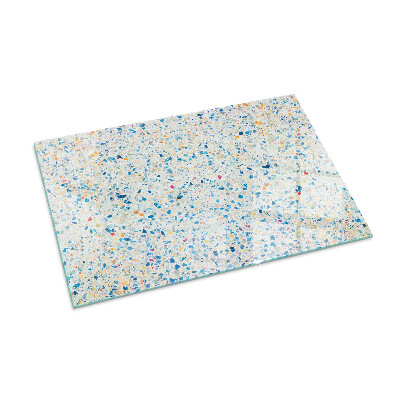 Glass hearth rectangular Abstract texture pattern
