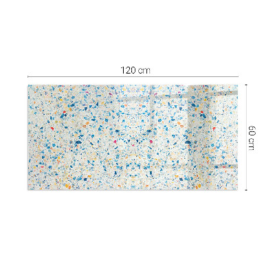 Glass hearth rectangular Abstract texture pattern