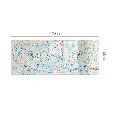 Glass hearth rectangular Abstract texture pattern