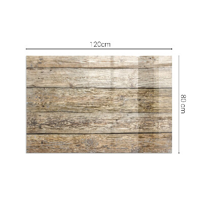 Glass hearth for wood stove rectangular Natural wood planks