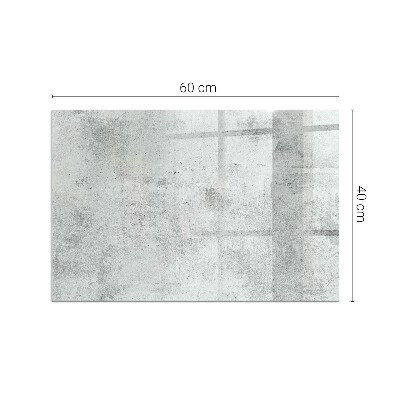 Glass hearth for wood stove rectangular Raw concrete texture