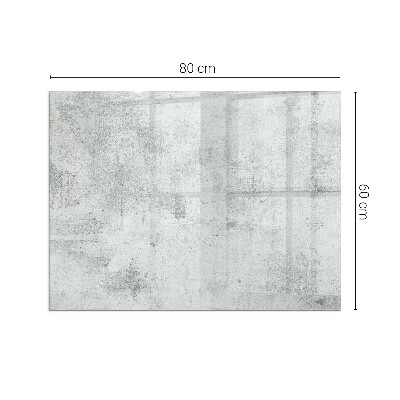 Glass hearth for wood stove rectangular Raw concrete texture