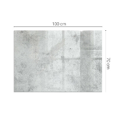 Glass hearth for wood stove rectangular Raw concrete texture