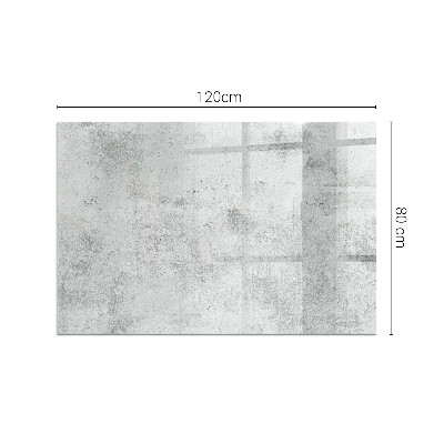 Glass hearth for wood stove rectangular Raw concrete texture