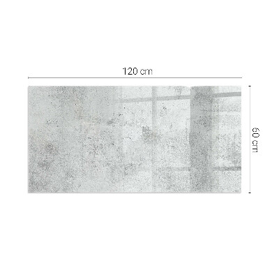 Glass hearth for wood stove rectangular Raw concrete texture