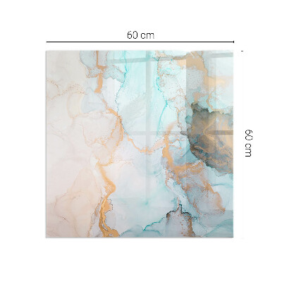 Glass hearth for wood stove rectangular Abstract fluid pattern