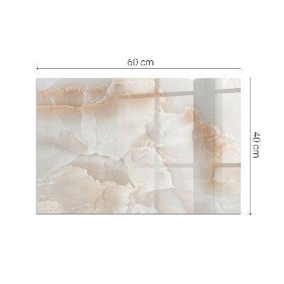 Glass hearth for wood stove rectangular Natural stone pattern