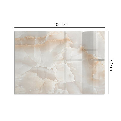 Glass hearth for wood stove rectangular Natural stone pattern