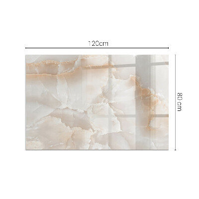 Glass hearth for wood stove rectangular Natural stone pattern