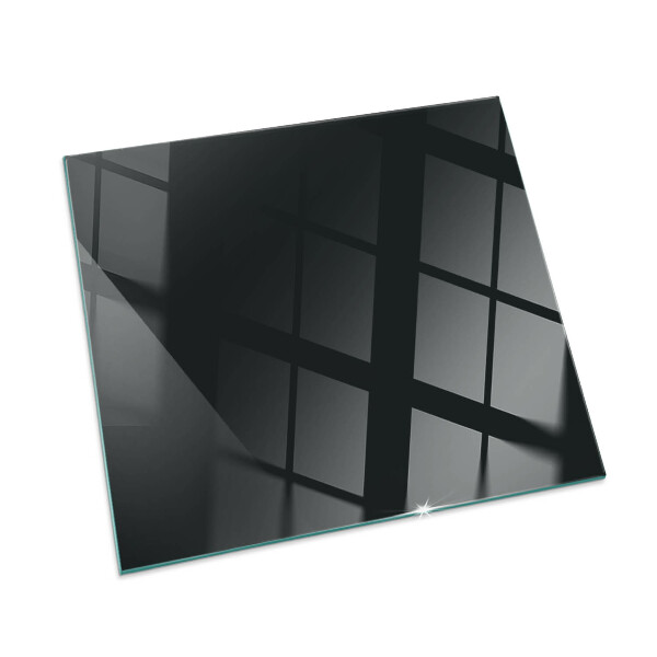 Glass hearth for wood stove rectangular Color Dark Graphite
