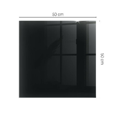 Glass hearth for wood stove rectangular Color Dark Graphite