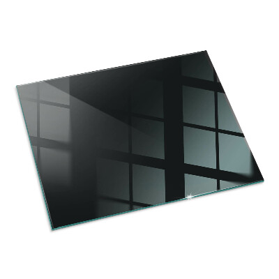 Glass hearth for wood stove rectangular Color Dark Graphite