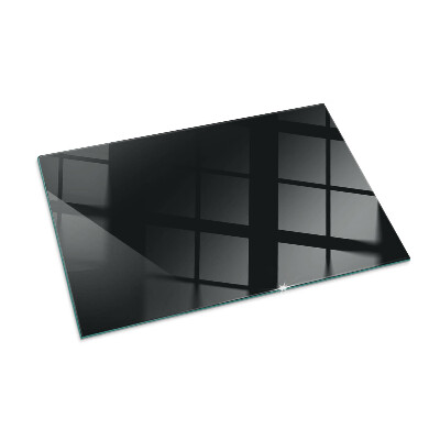 Glass hearth for wood stove rectangular Color Dark Graphite