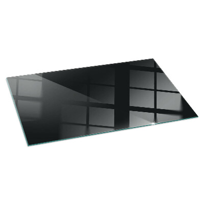Glass hearth for wood stove rectangular Color Dark Graphite