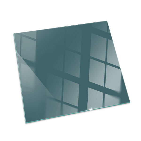 Glass hearth rectangular Sea Color