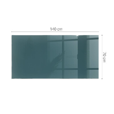 Glass hearth rectangular Sea Color