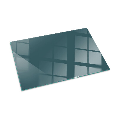 Glass hearth rectangular Sea Color