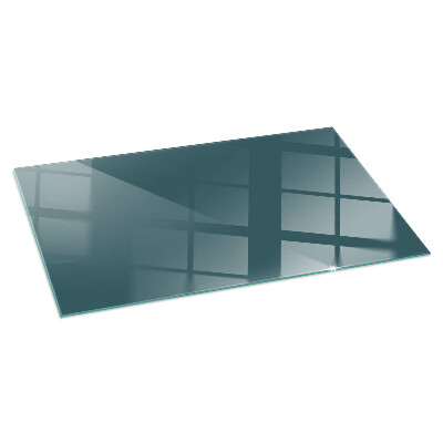 Glass hearth rectangular Sea Color