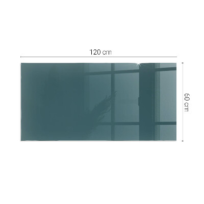 Glass hearth rectangular Sea Color