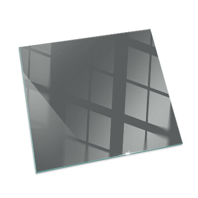 Glass hearth for wood stove rectangular Color Gray-brown