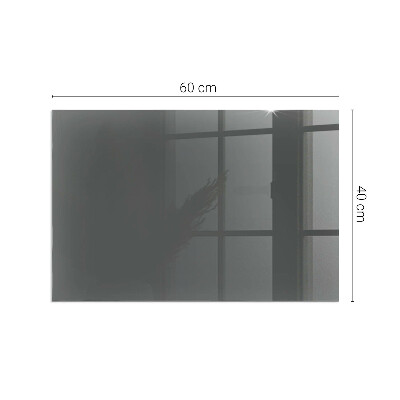Glass hearth for wood stove rectangular Color Gray-brown
