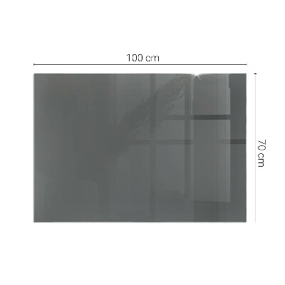 Glass hearth for wood stove rectangular Color Gray-brown
