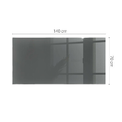 Glass hearth for wood stove rectangular Color Gray-brown