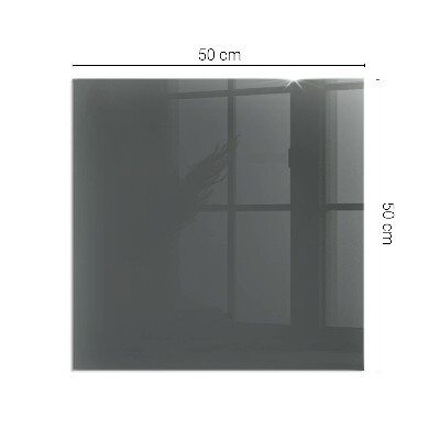 Glass hearth for wood stove rectangular Color Gray-brown