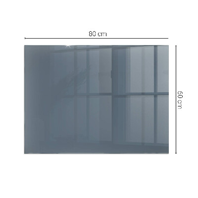 Glass hearth for wood stove rectangular Color Dark Blue