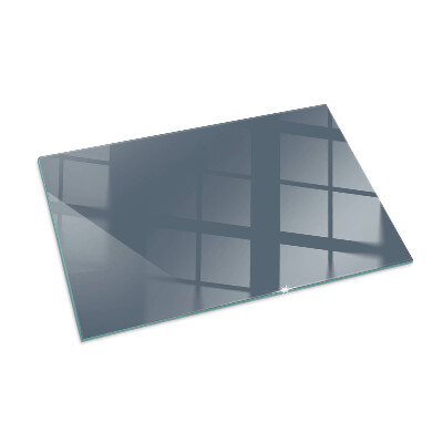 Glass hearth for wood stove rectangular Color Dark Blue