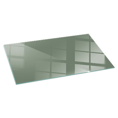 Glass hearth rectangular Olive Color