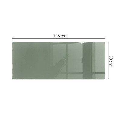 Glass hearth rectangular Olive Color