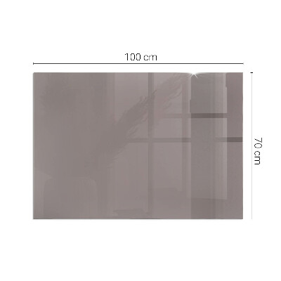Glass hearth for wood stove rectangular Color Beige