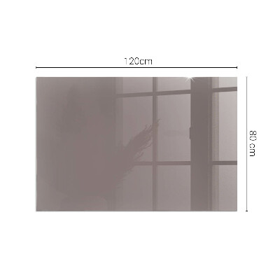 Glass hearth for wood stove rectangular Color Beige