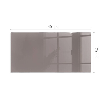 Glass hearth for wood stove rectangular Color Beige