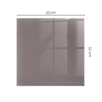 Glass hearth for wood stove rectangular Color Beige