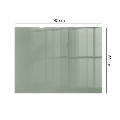Glass hearth for wood stove rectangular Color gray-green