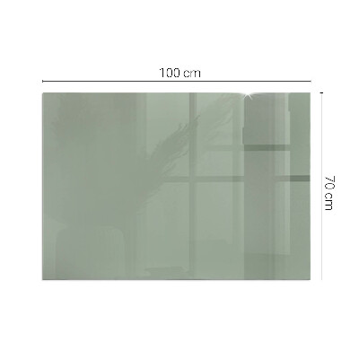 Glass hearth for wood stove rectangular Color gray-green