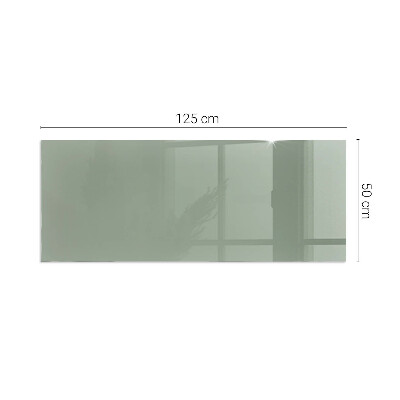 Glass hearth for wood stove rectangular Color gray-green