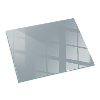 Glass hearth for wood stove rectangular Color Gray